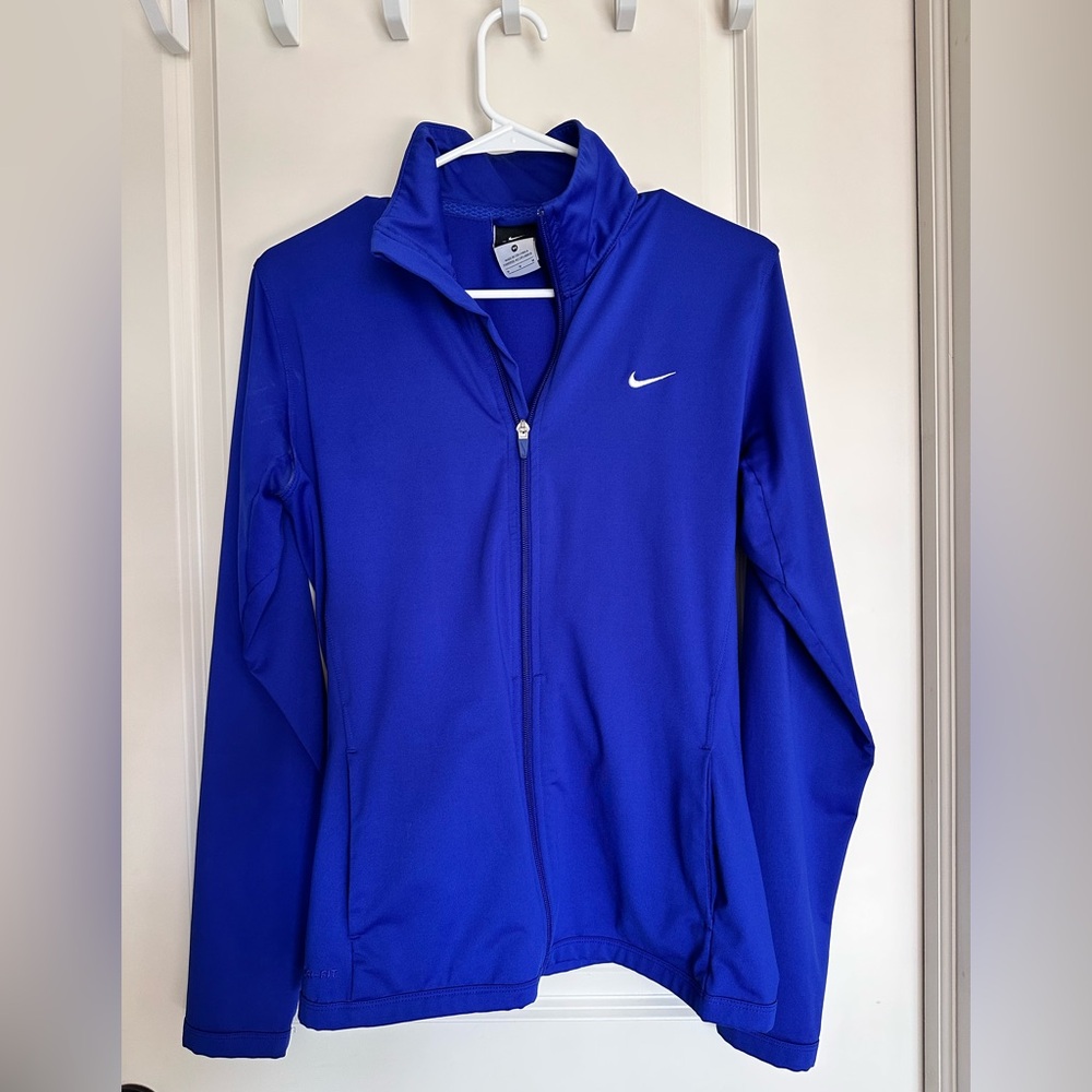 Nike Women's Purple-Blue Full Zip Jacket